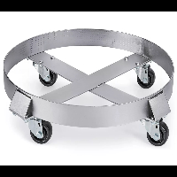 Lot Of Various Uline Steel Drum Dollies image 0